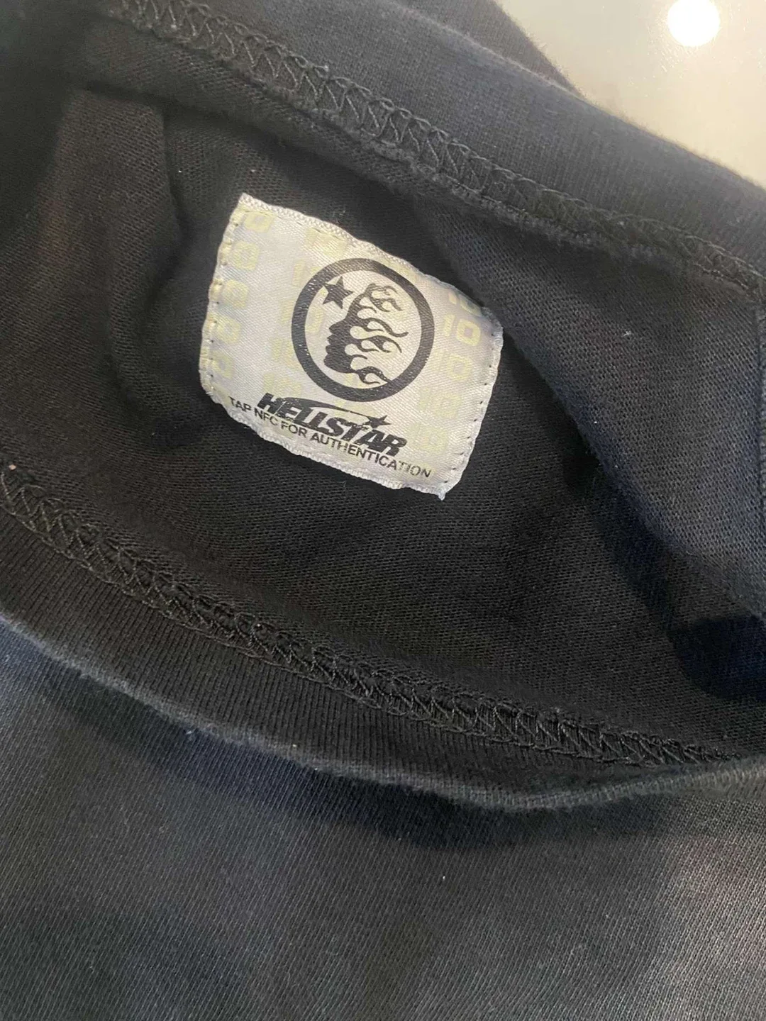 Hellstar Black Cotton T-Shirt Size S image indicator(3)