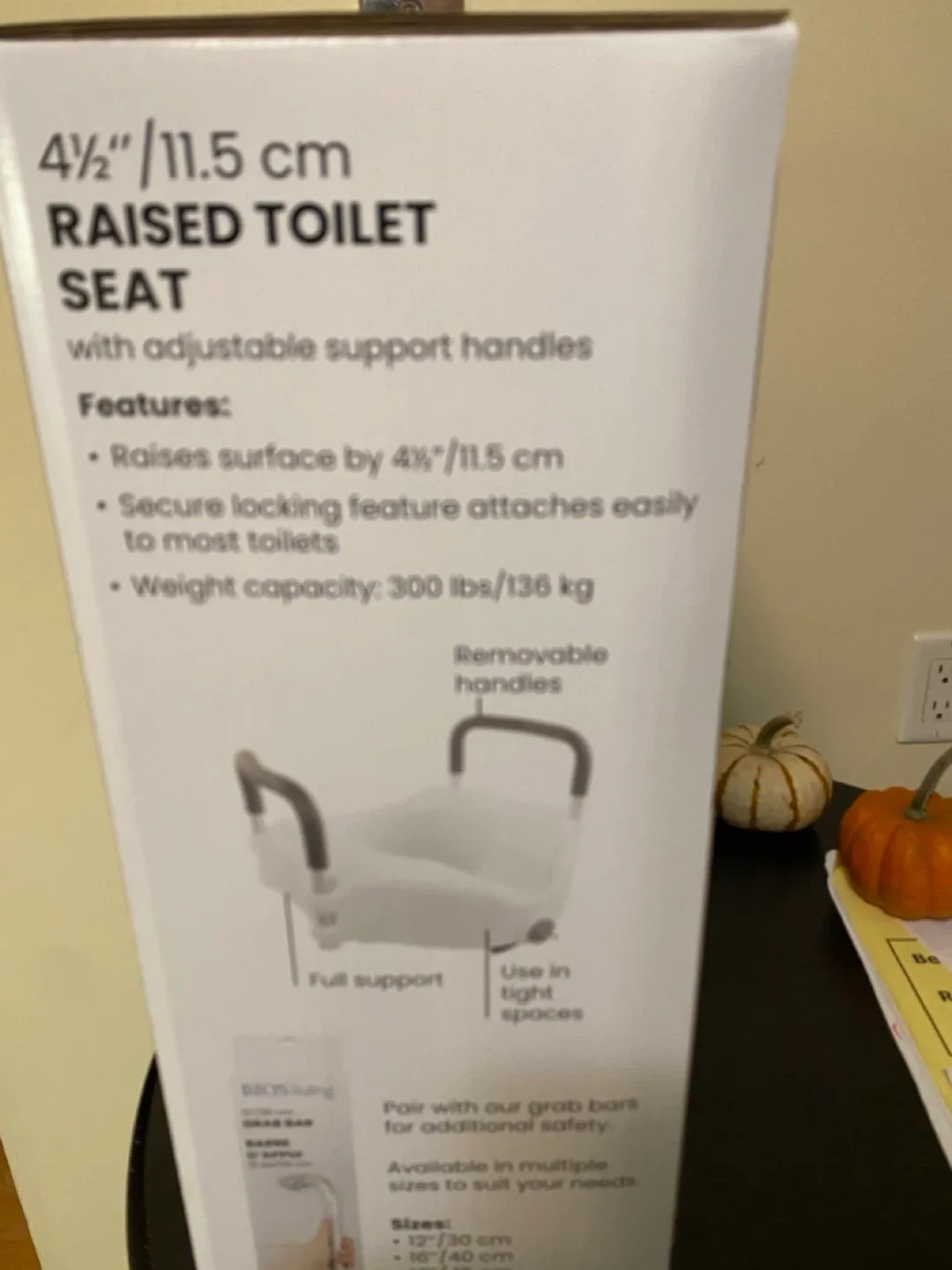 BIOS Living 4.5" Raised Toilet Seat - NEW image indicator(3)