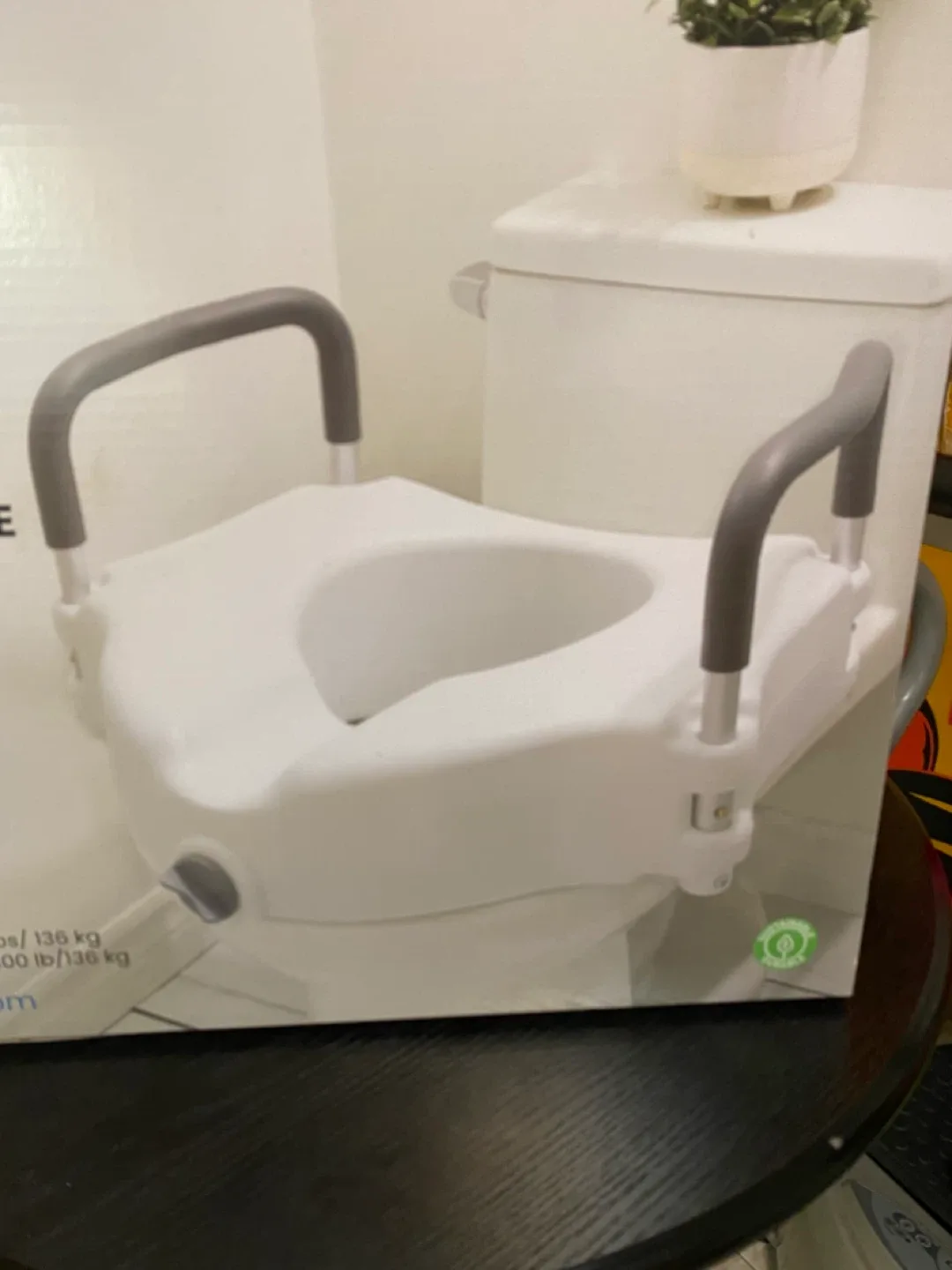 BIOS Living 4.5" Raised Toilet Seat - NEW image indicator(2)