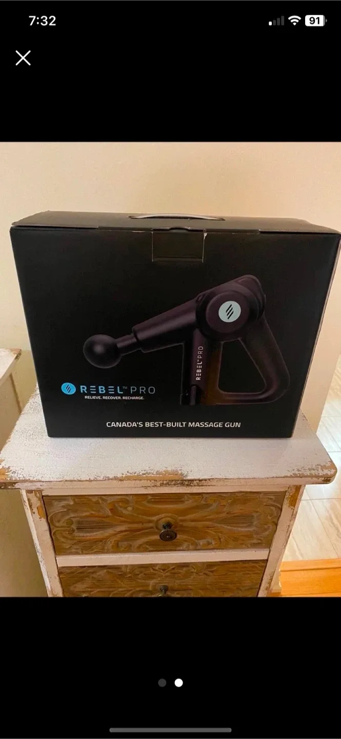 Rebel Pro Massage Gun - New in Box! thumbnail
