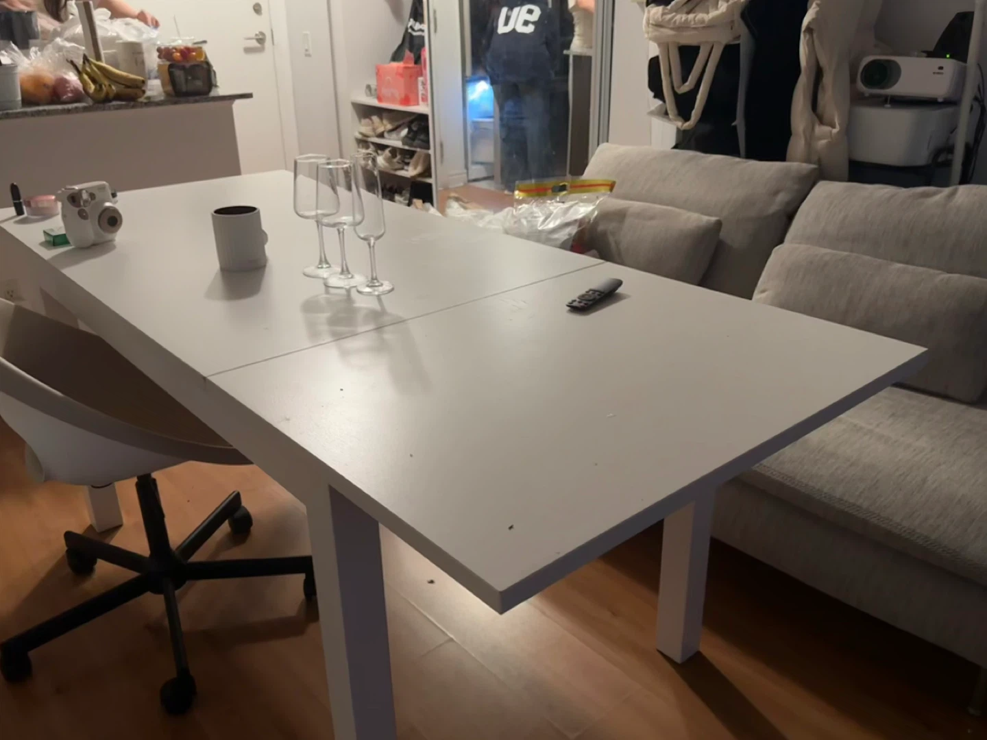 IKEA LANEBERG Extendable Dining Table - White - photo 2