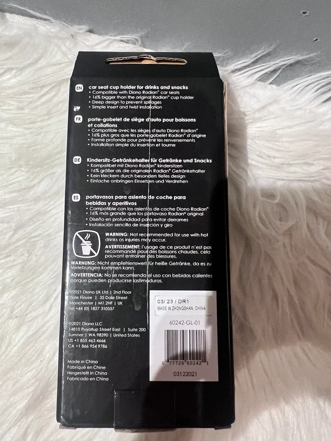 Diono Radian Q Car Seat Cup Holders - 2 Pack image indicator(2)