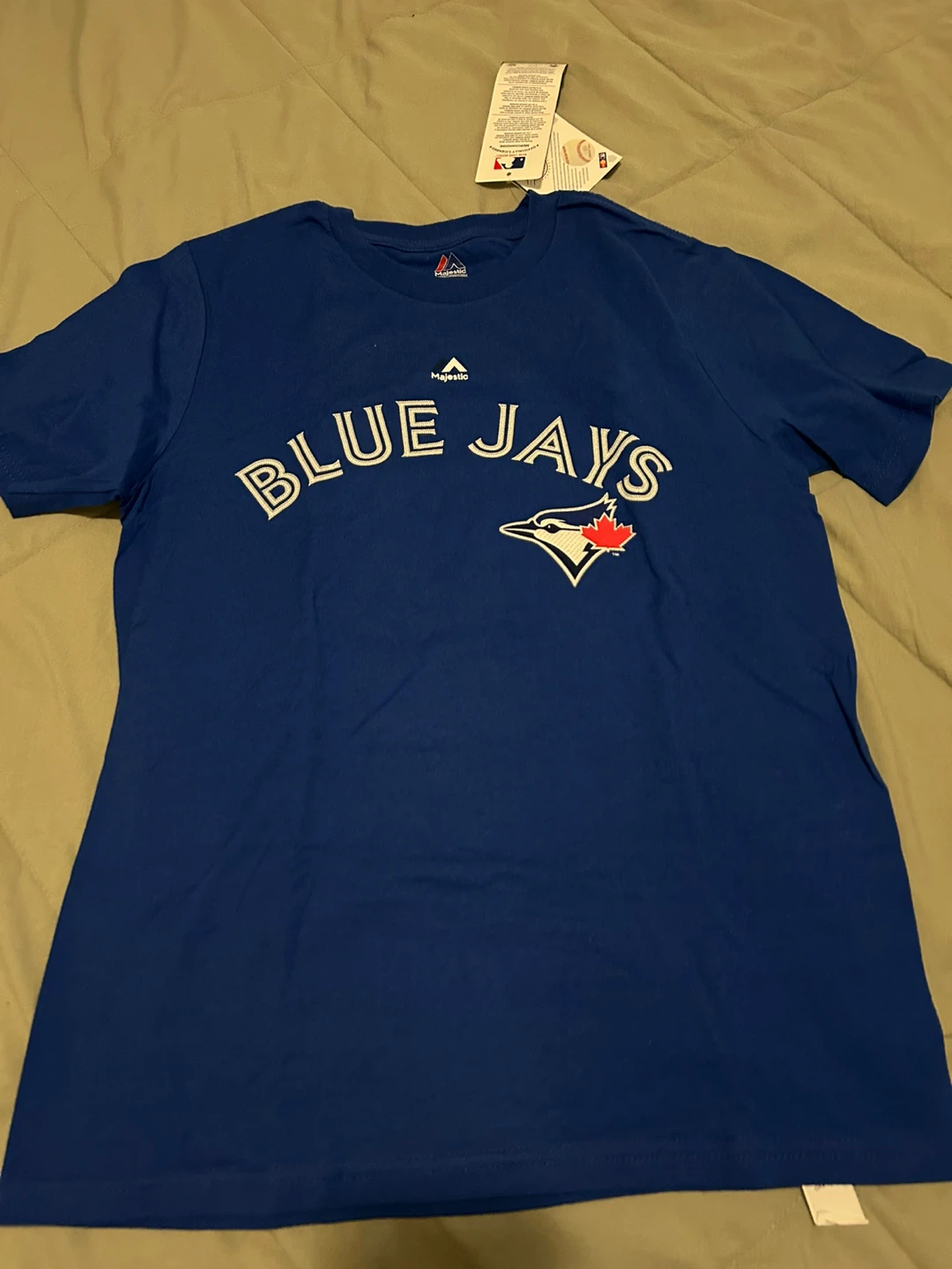 Majestic Blue Jays T-Shirt - Size L (14/16)