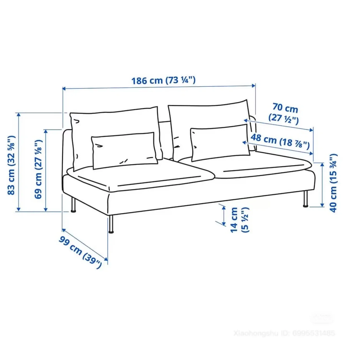 IKEA SÖDERHAMN Sofa Sectional, Viarp Beige/Brown image indicator(4)