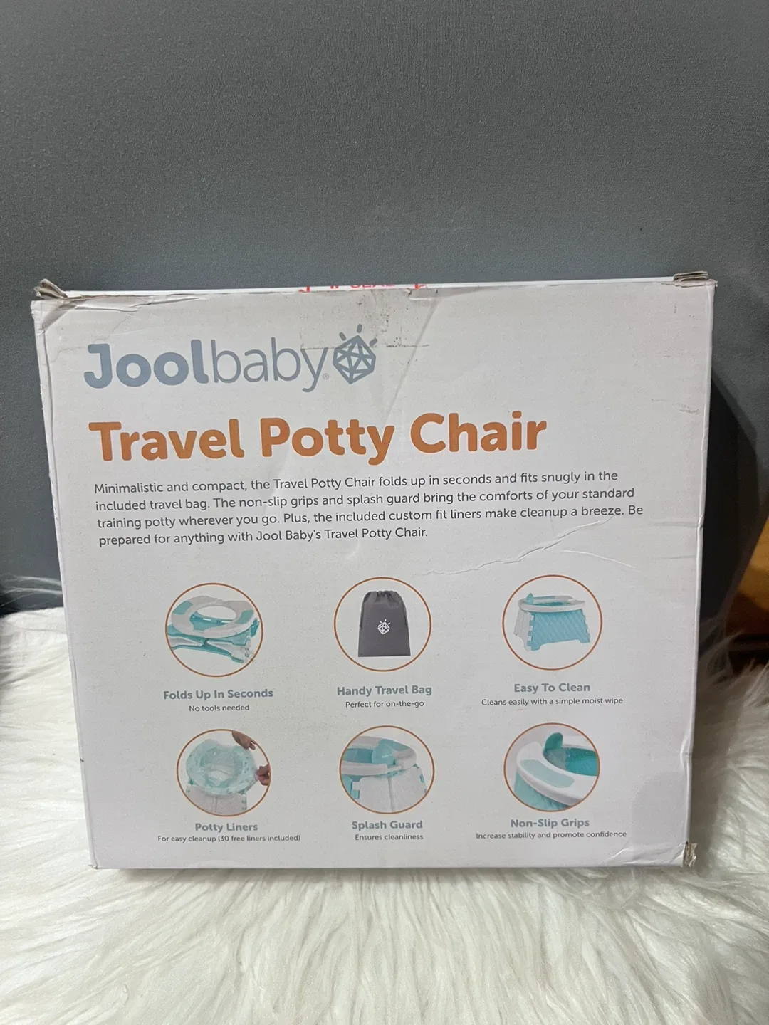 Joolbaby Travel Potty Chair - Aqua - 18m+ image indicator(2)