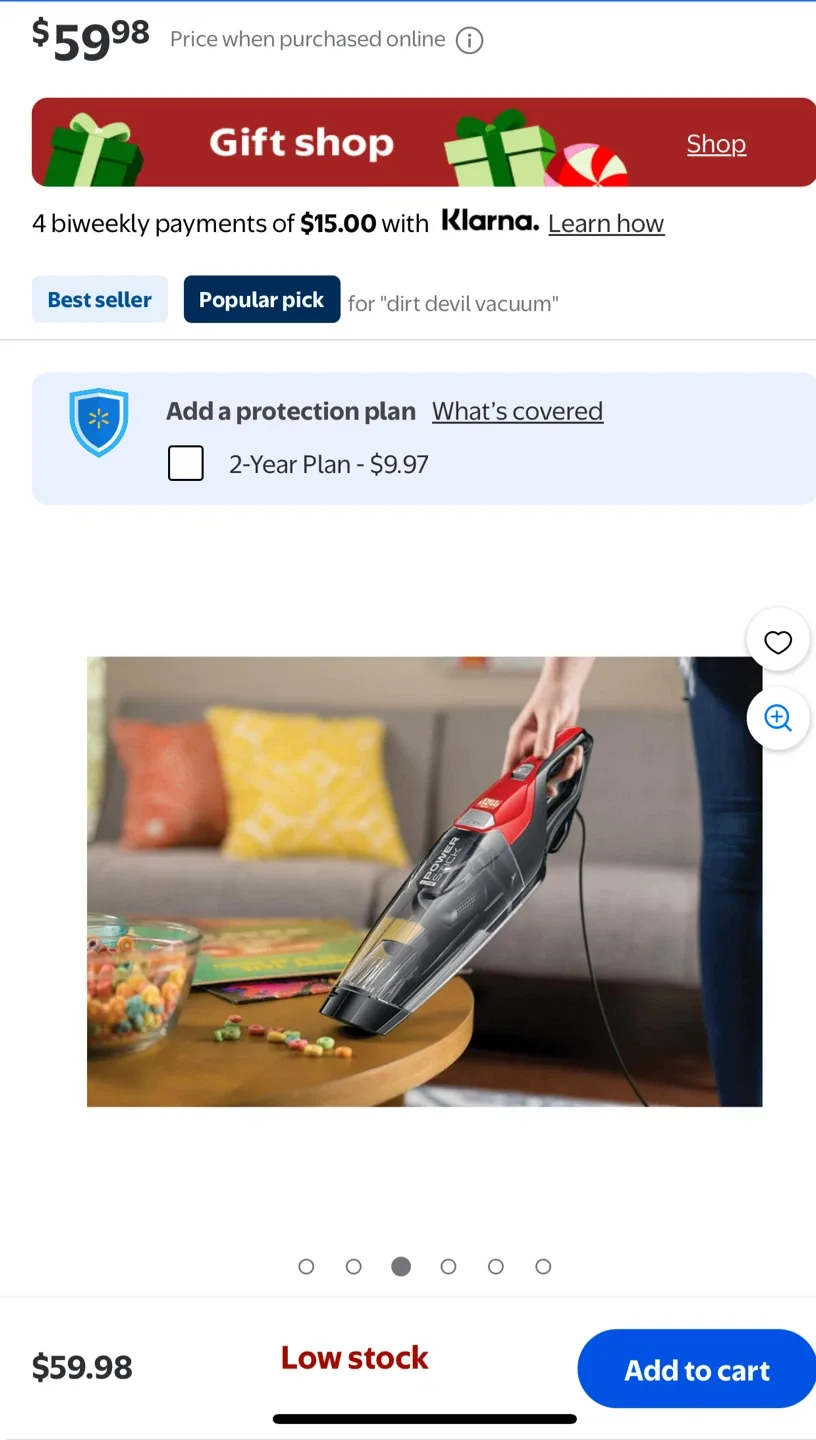 Dirt Devil Express Stick Vacuum - Lightweight image indicator(3)