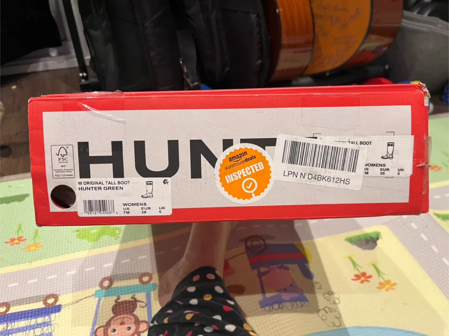 Hunter Original Tall Rain Boots - Women's Size 7 - Hunter Green image indicator(5)