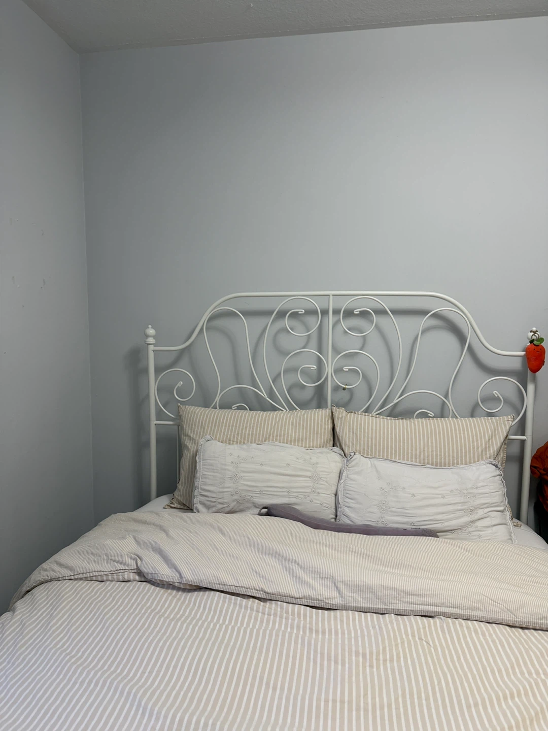 IKEA Queen White Bed Frame - photo 4