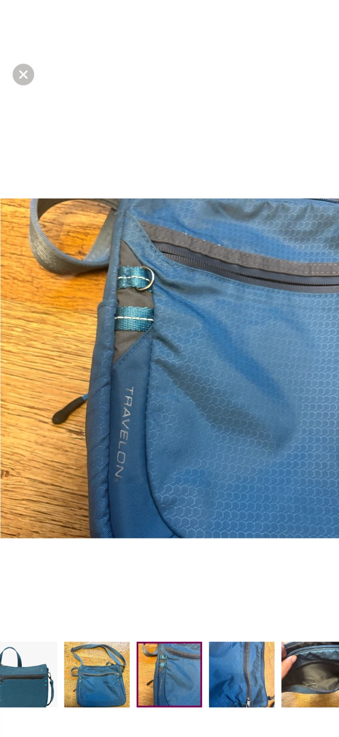 Travelon Anti-Theft Crossbody Bag - Teal - photo 3