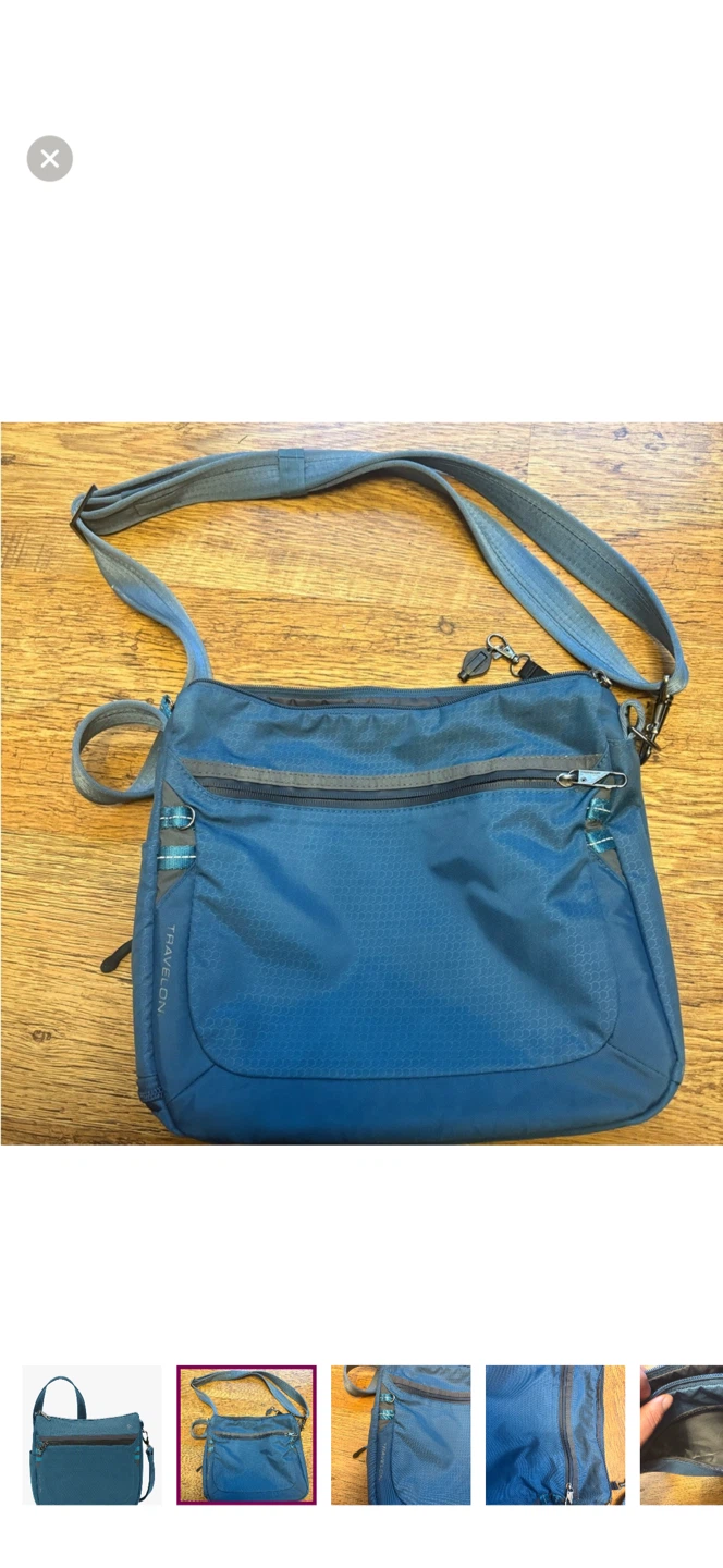 Travelon Anti-Theft Crossbody Bag - Teal - photo 2