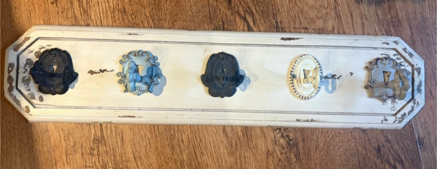 Vintage Wooden Coat Rack