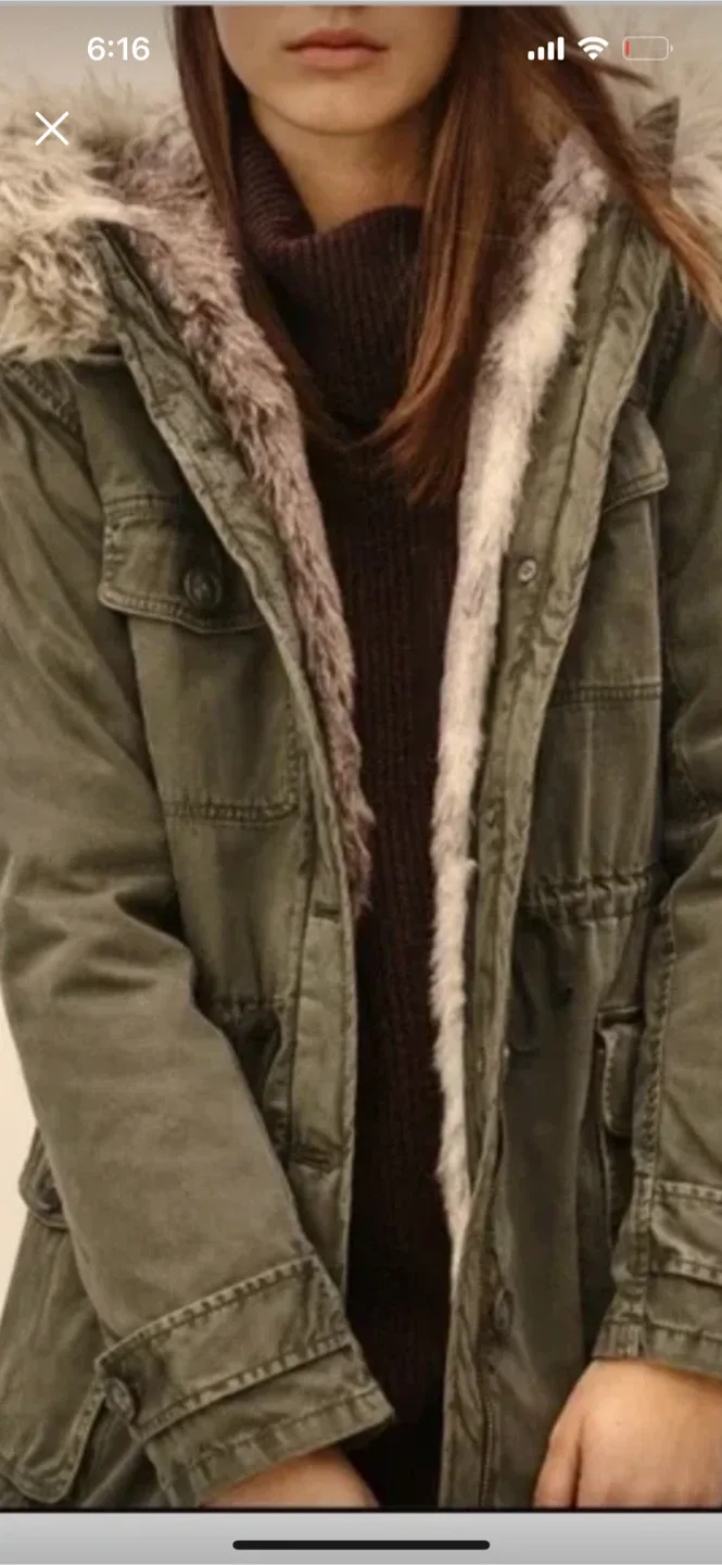 Aritzia Talula Faux Fur Lined Coat thumbnail