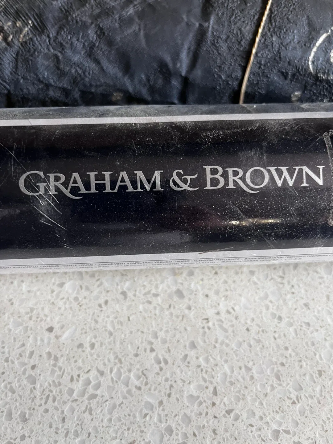 Graham & Brown Concrete Script Wallpaper - New! image indicator(2)