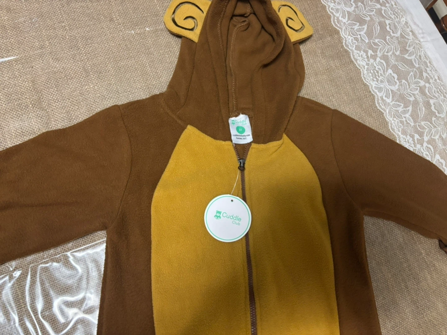 Cuddle Club Bear Costume - Size 3T - photo 3