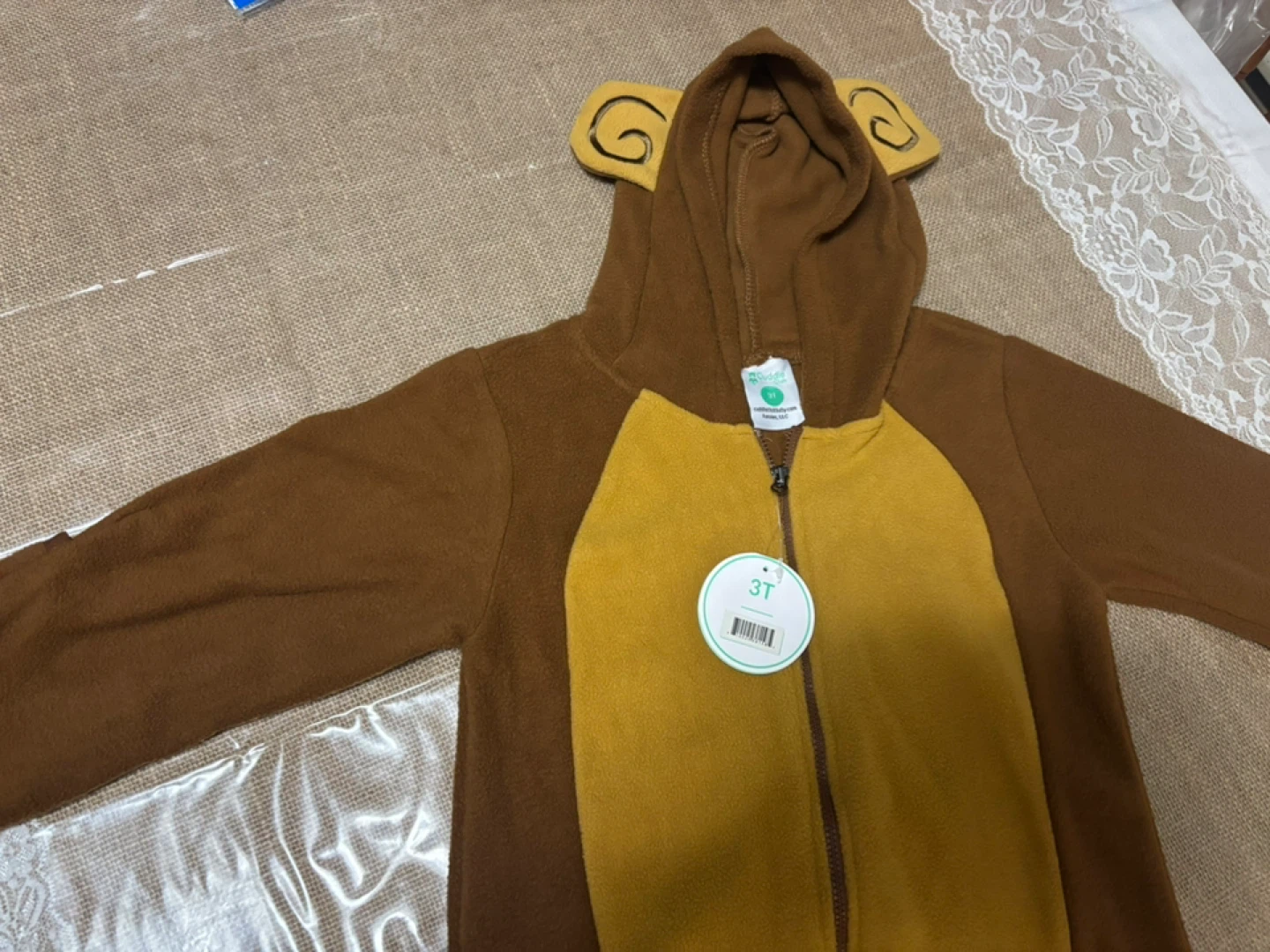 Cuddle Club Bear Costume - Size 3T