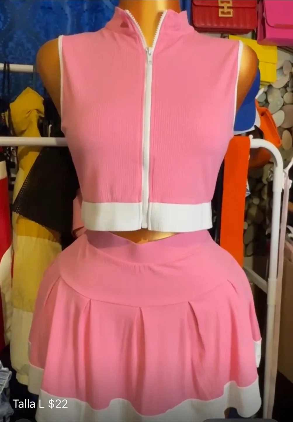 Pink Two-Piece Set - Size L thumbnail