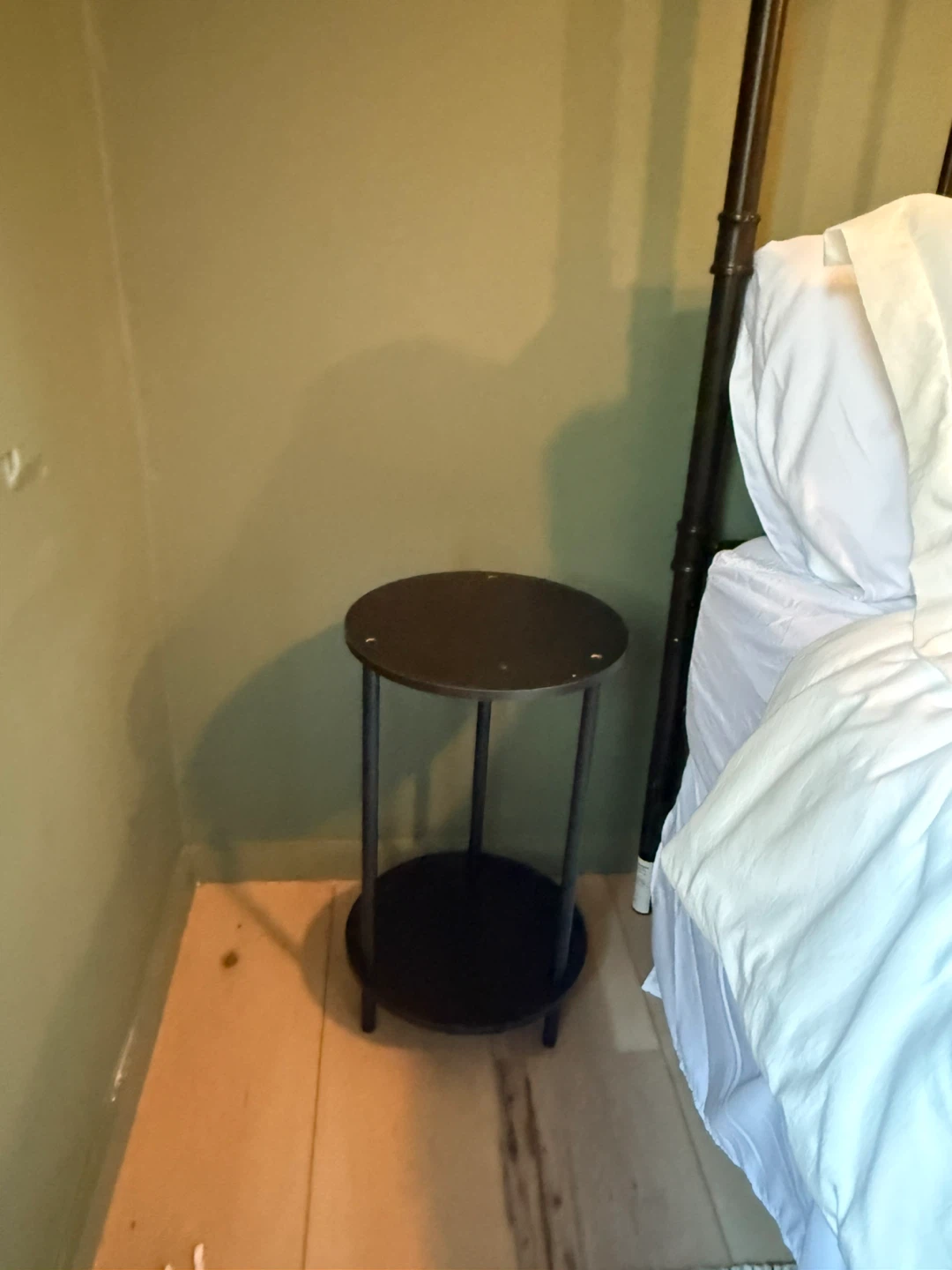 Two Black Round Side Table - photo 2