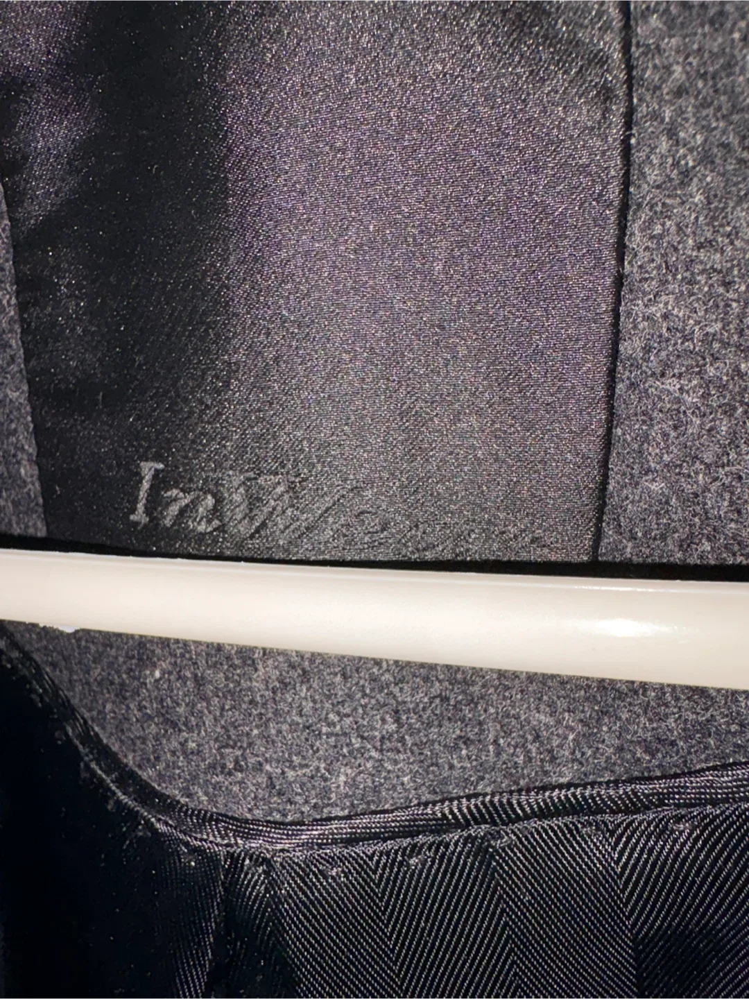 In Wear Charcoal Grey Wool Blend Trench Coat image indicator(3)