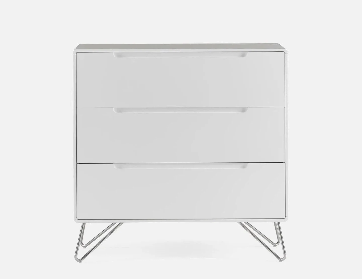 Structube SNOWER 3-Drawer Chest - White