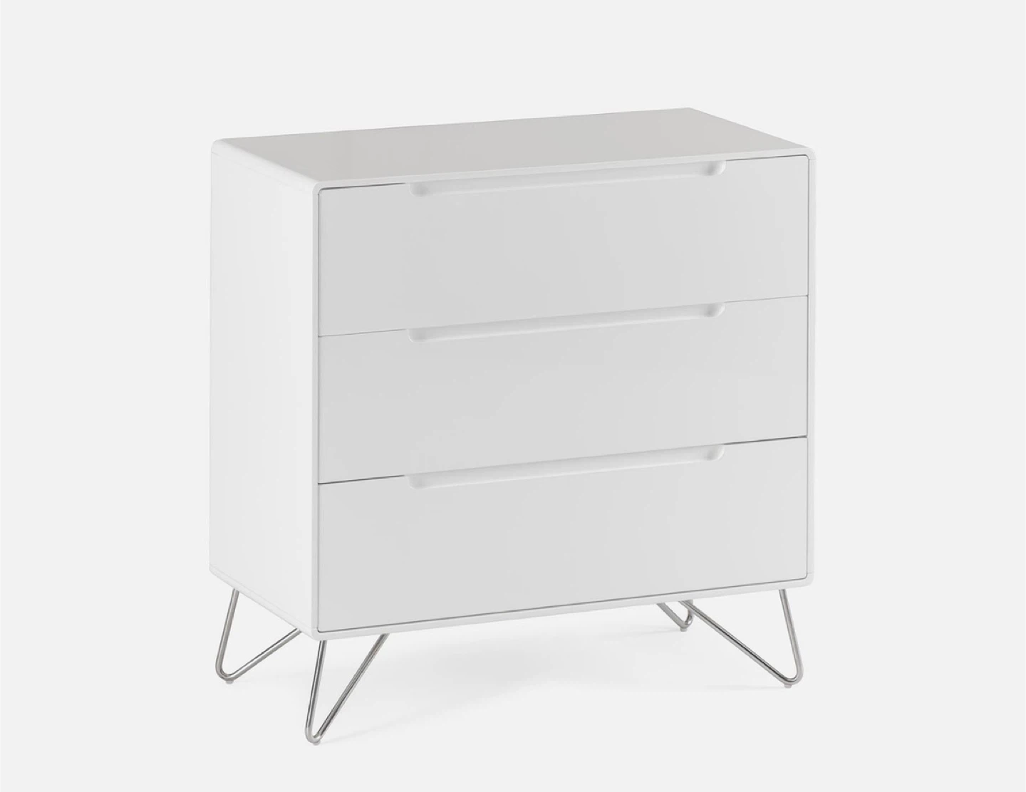 Structube SNOWER 3-Drawer Chest - White - photo 2