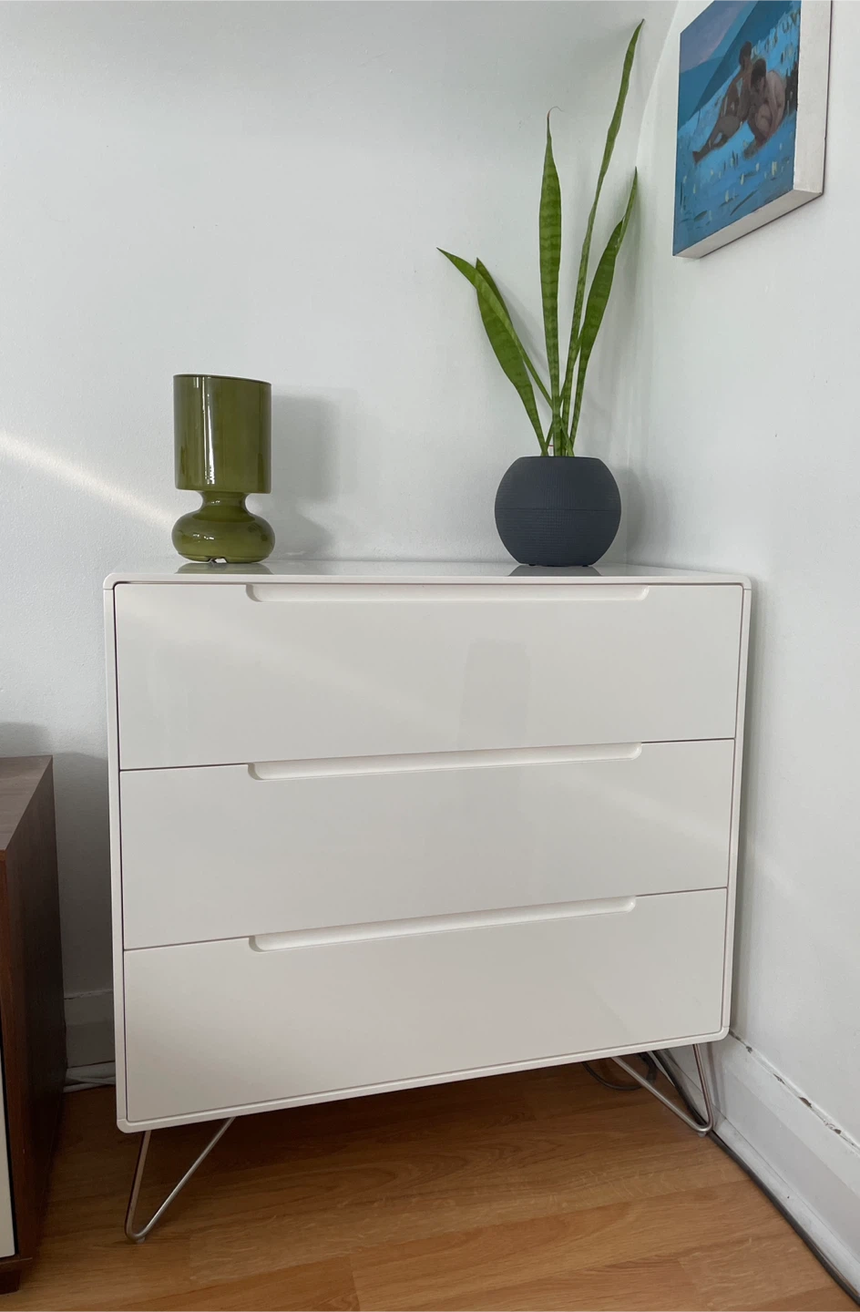 Structube SNOWER 3-Drawer Chest - White - photo 4