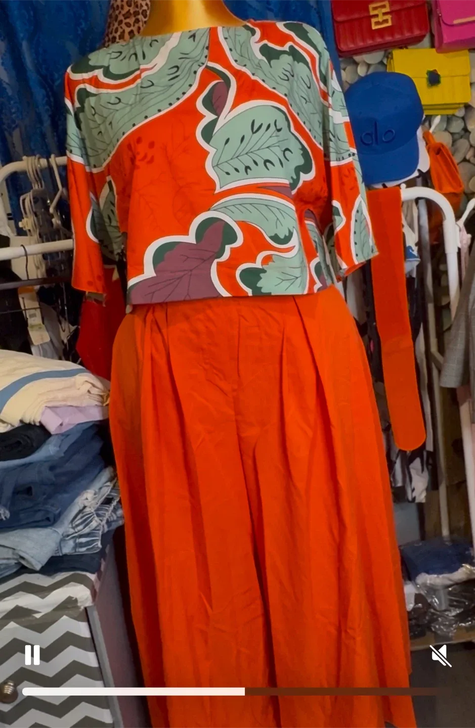 Orange Two-Piece Set thumbnail