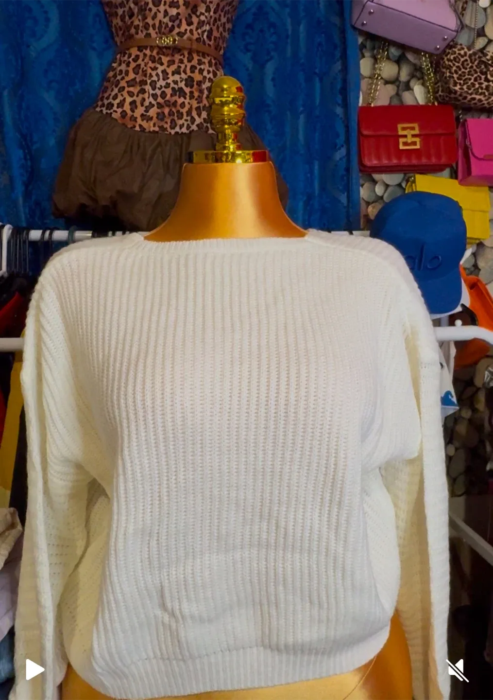White Knit Sweater thumbnail