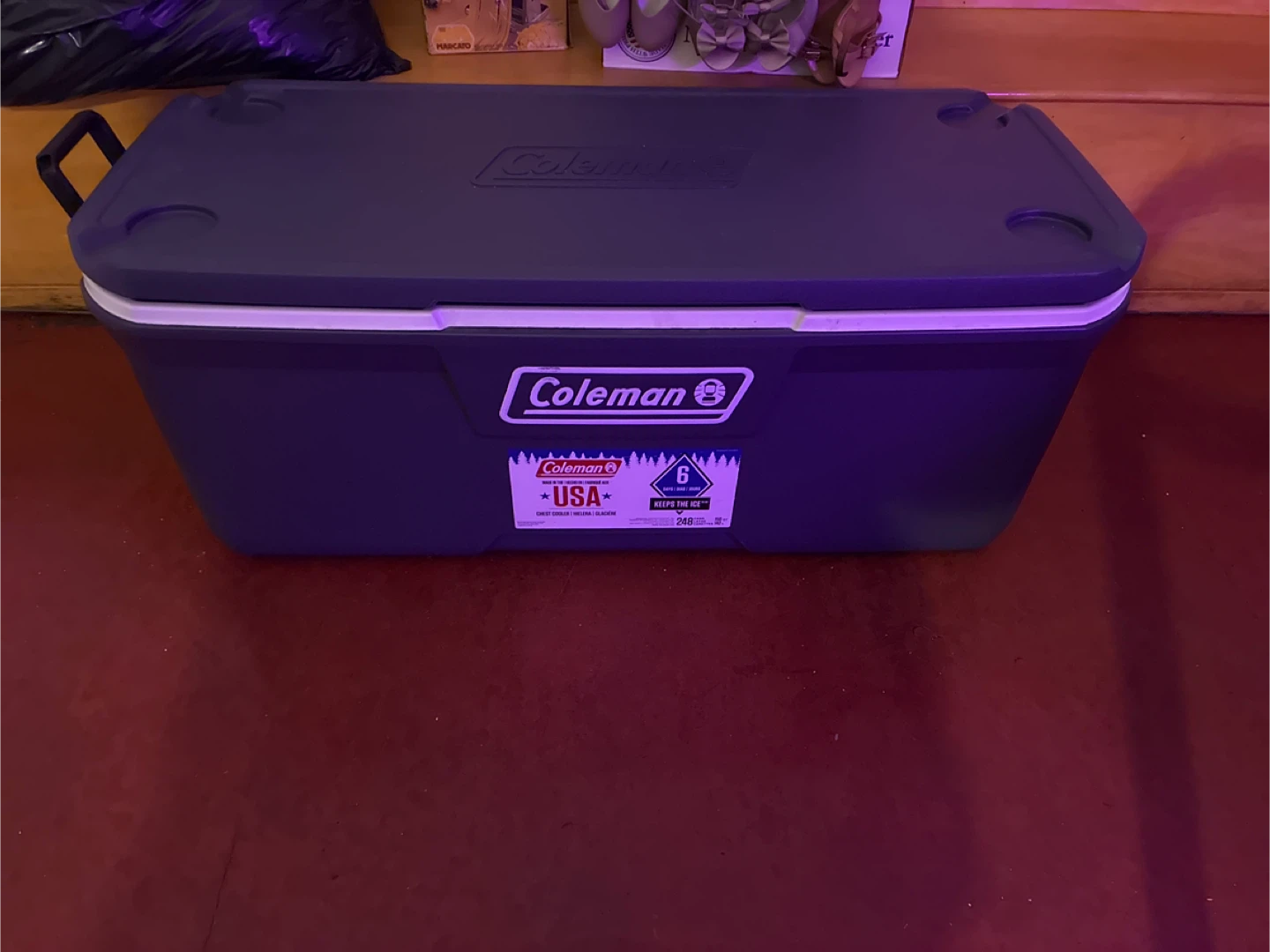 Coleman 248 Cans Chest Cooler - Keeps Ice 6 Days