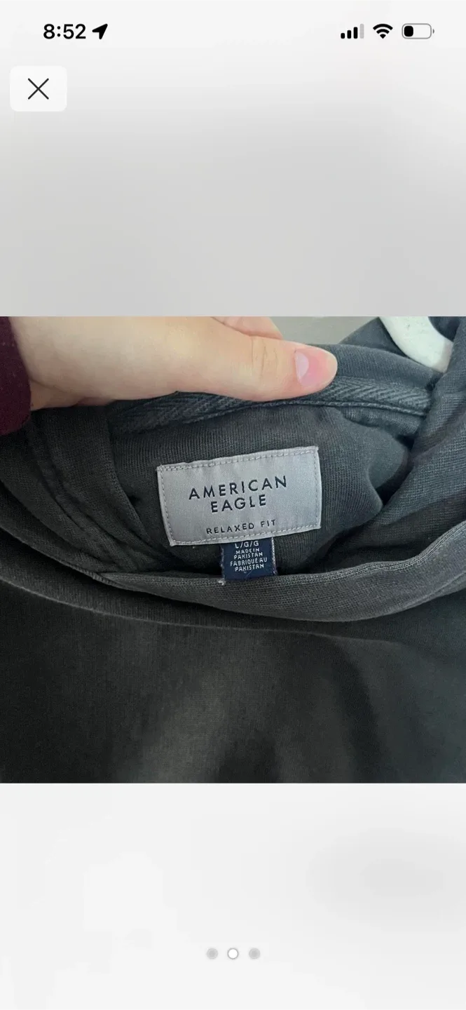 American Eagle Relaxed Fit Hoodie - Large image indicator(2)
