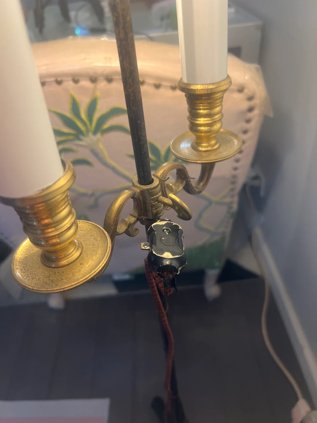 Vintage Style Candelabra Floor Lamp 4ft - photo 3