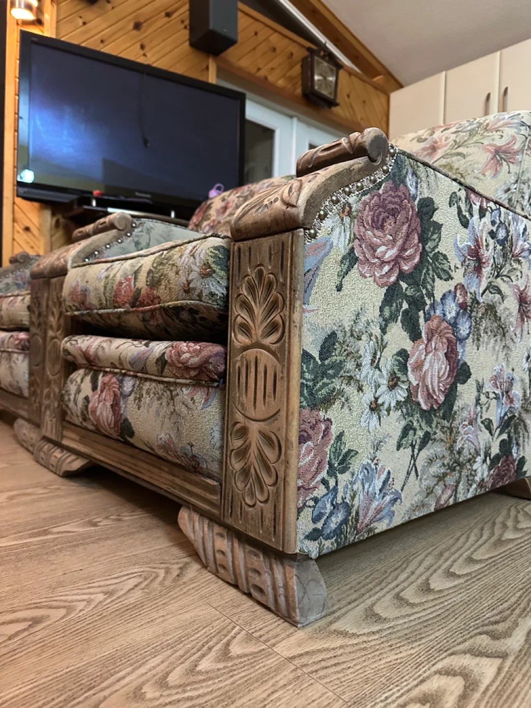 Beautiful Pair of Vintage 1970’s Armchairs (CAN DELIVER) image indicator(3)