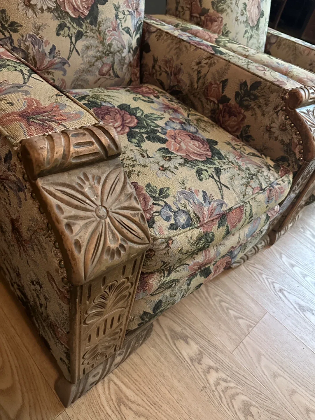 Beautiful Pair of Vintage 1970’s Armchairs (CAN DELIVER) image indicator(7)