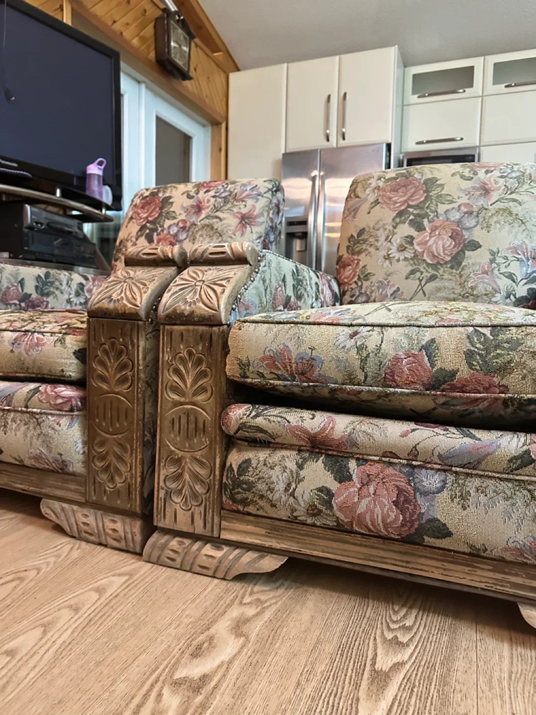 Beautiful Pair of Vintage 1970’s Armchairs (CAN DELIVER) image indicator(10)