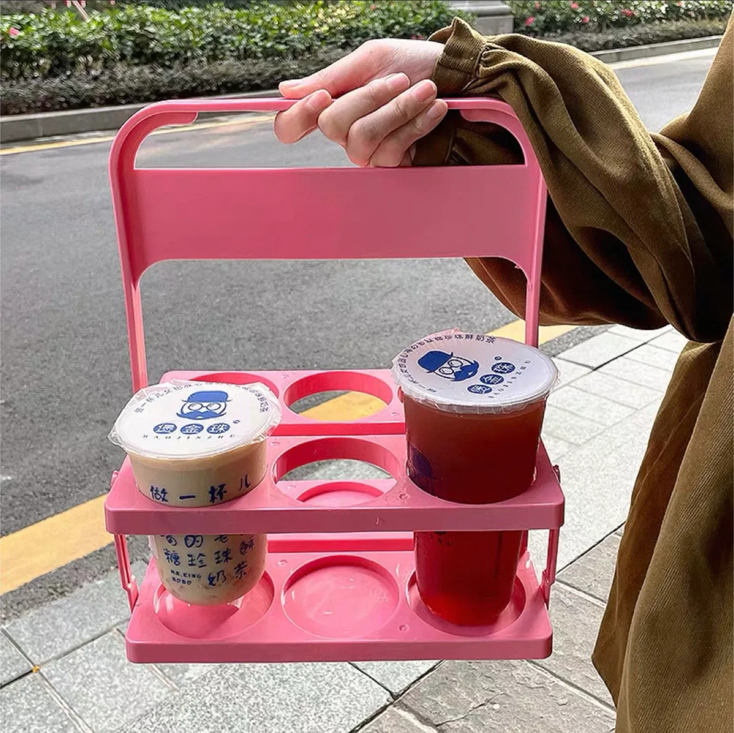 BRAND NEW - 6 pack beverage pink carrier thumbnail