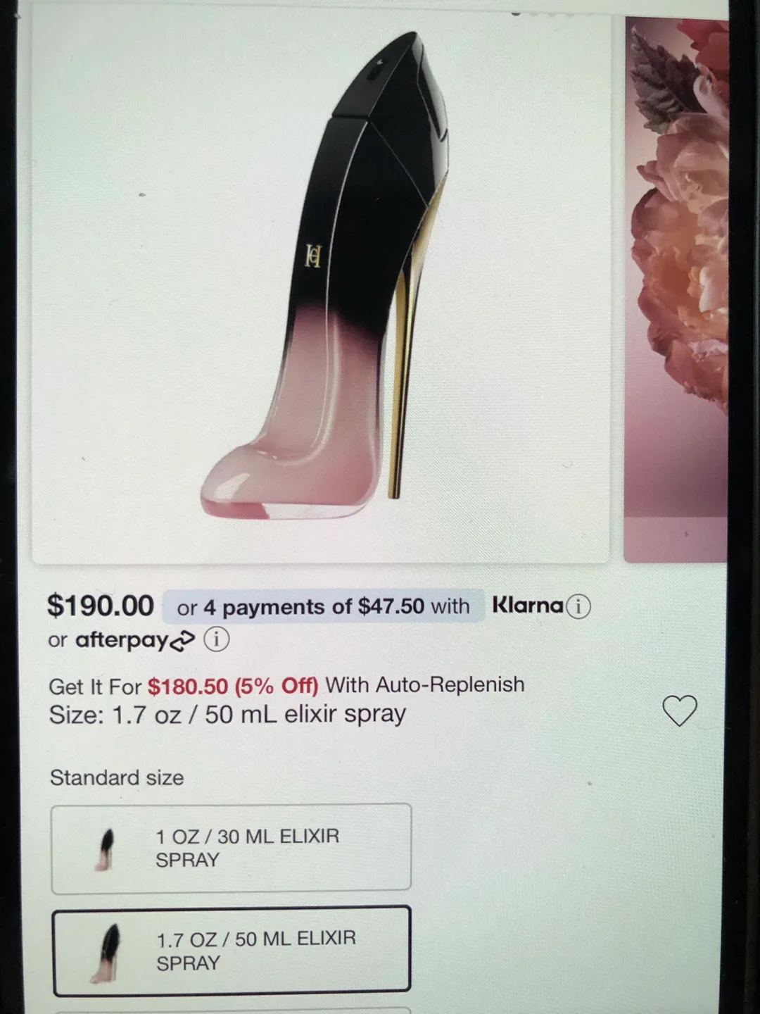 Carolina Herrera Good Girl Blush Elixir Eau de Parfum 50 mL image indicator(2)