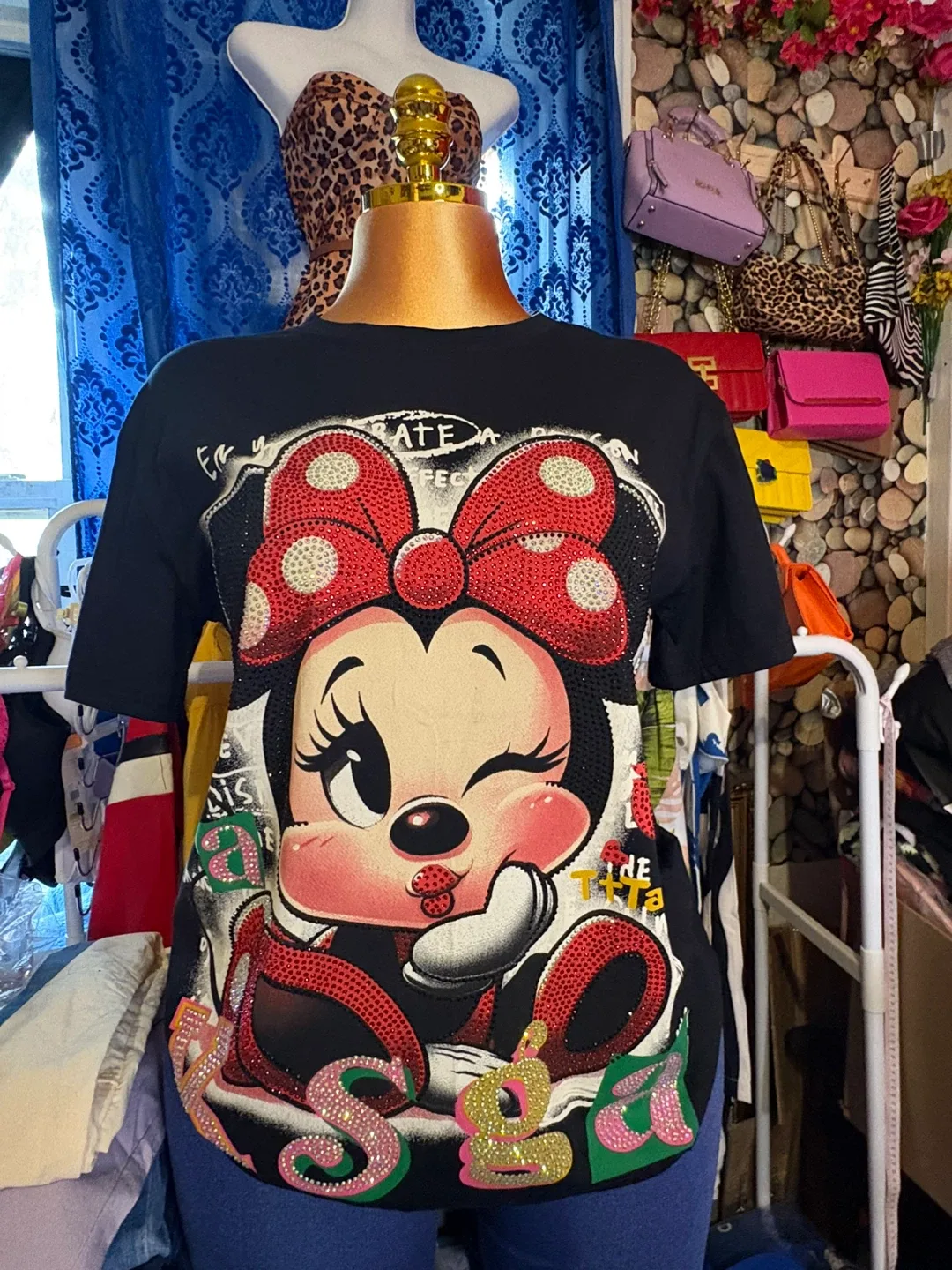 Minnie Mouse Black T-Shirt thumbnail