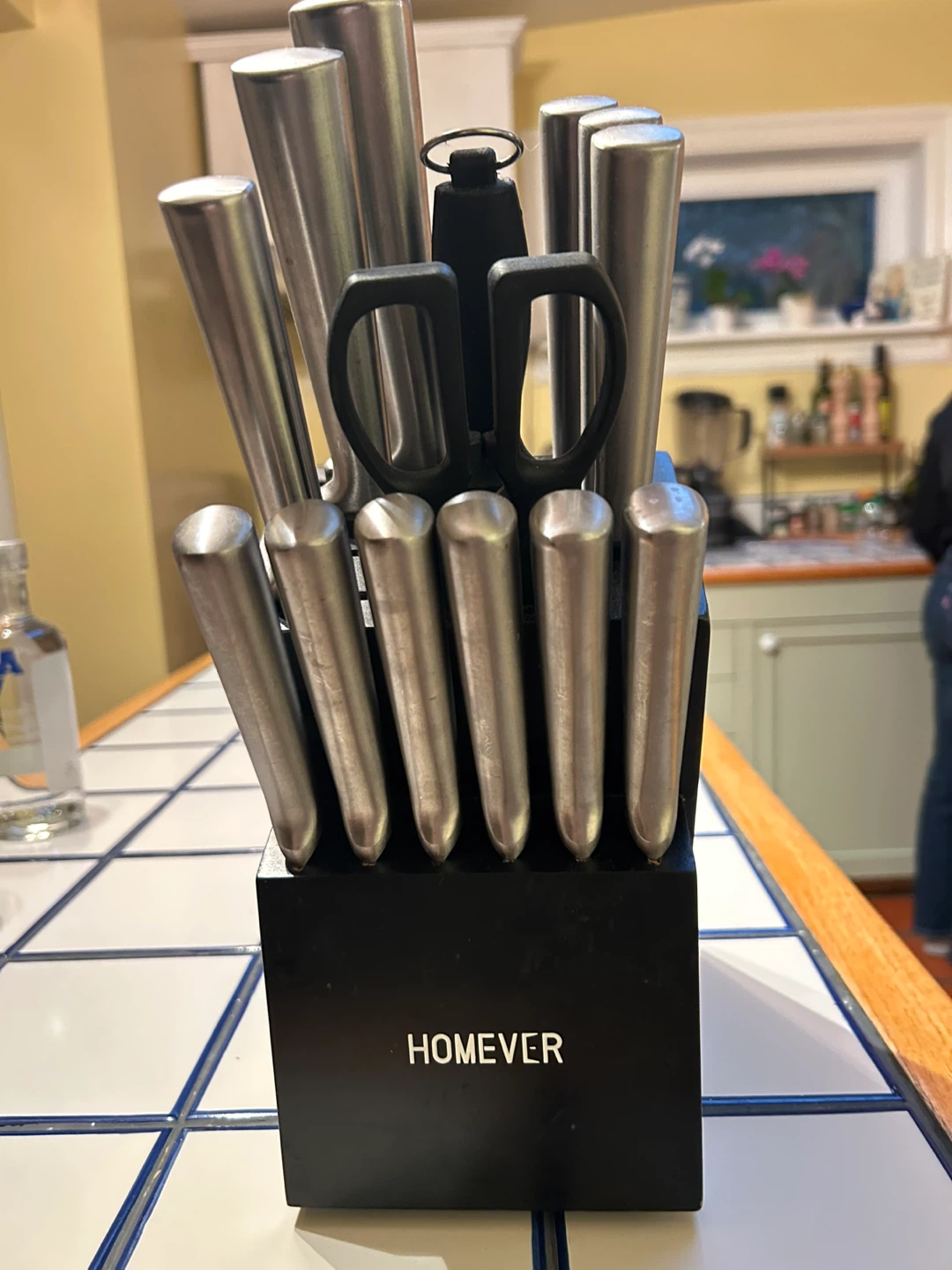 Homever 13-Piece Knife Set with Block