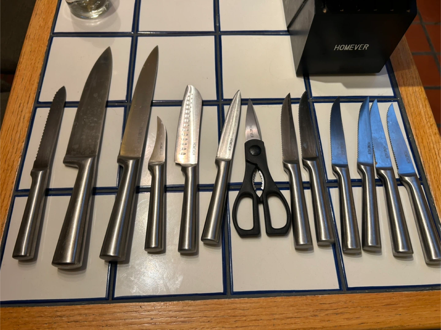Homever 13-Piece Knife Set with Block - photo 2