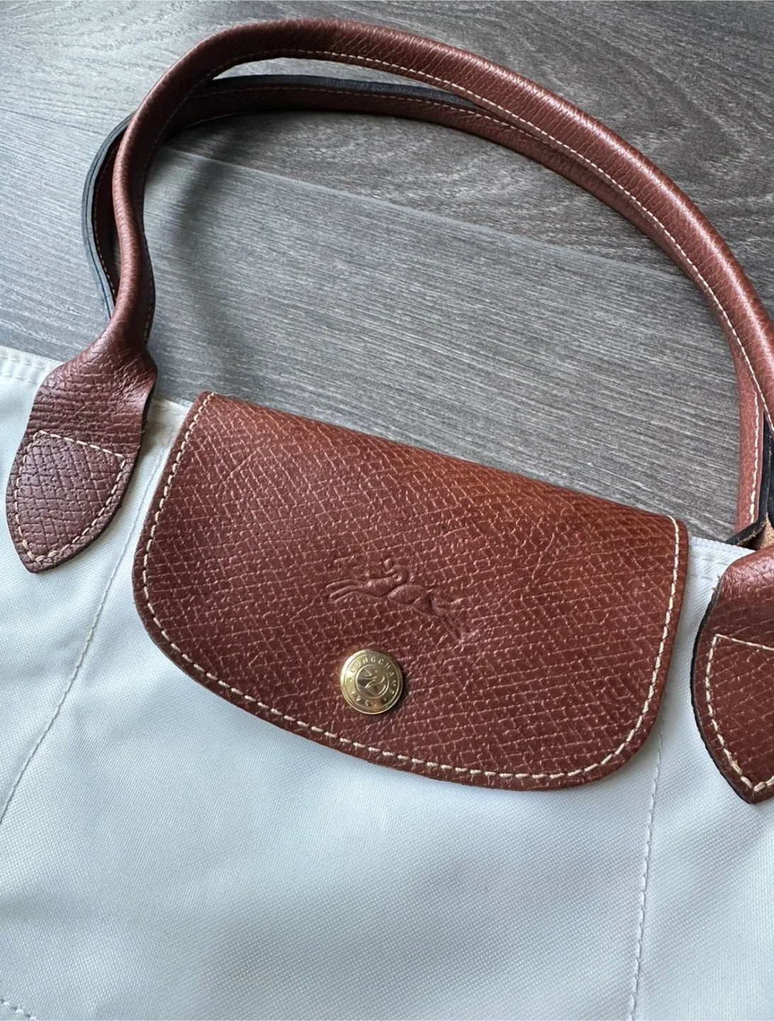 Longchamp White Tote Bag small image indicator(2)