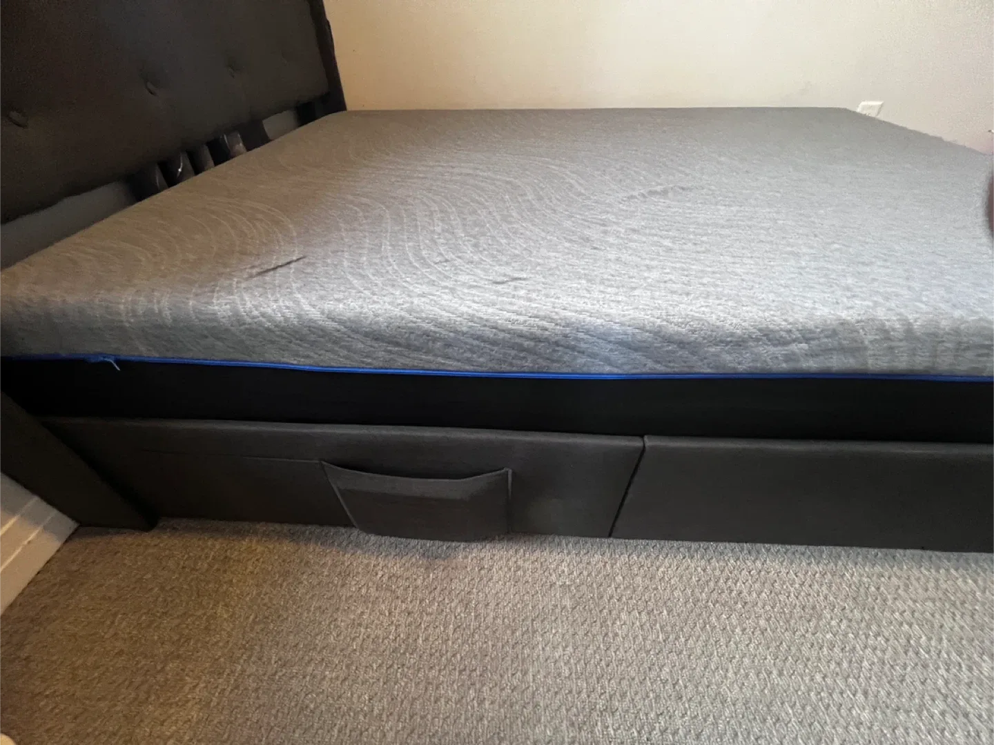 Queen Bed Frame + Mattress – Good  Condition – Used 4 Months ✨ image indicator(3)