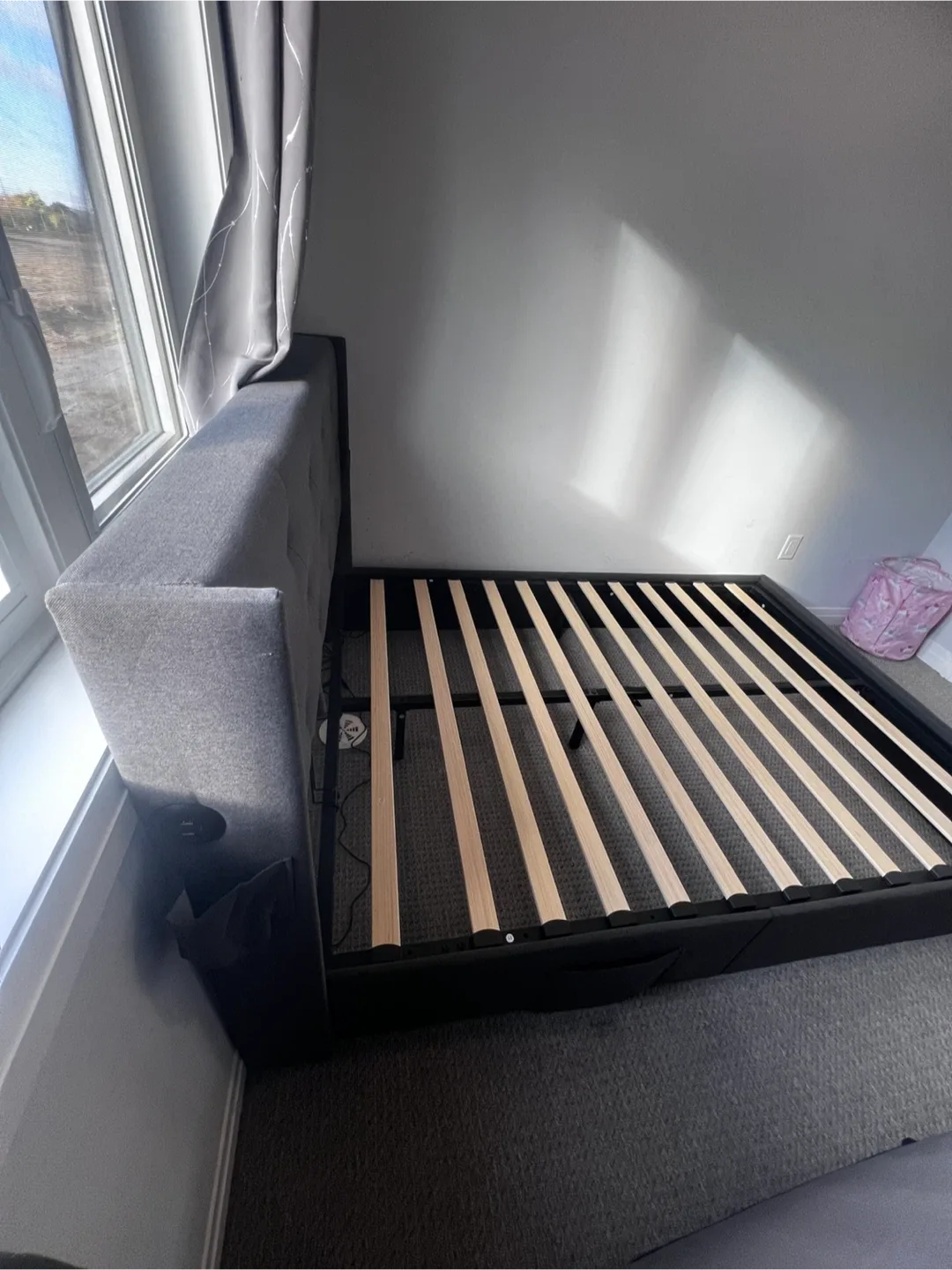 Queen Bed Frame + Mattress – Good  Condition – Used 4 Months ✨ image indicator(2)