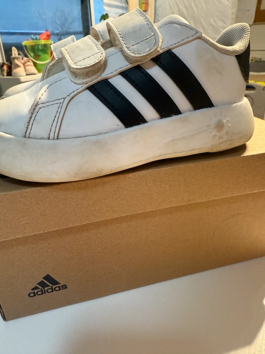 Adidas Grand Court 2.0 CF I(velcro) Kids Shoes - Size 9K - photo 5