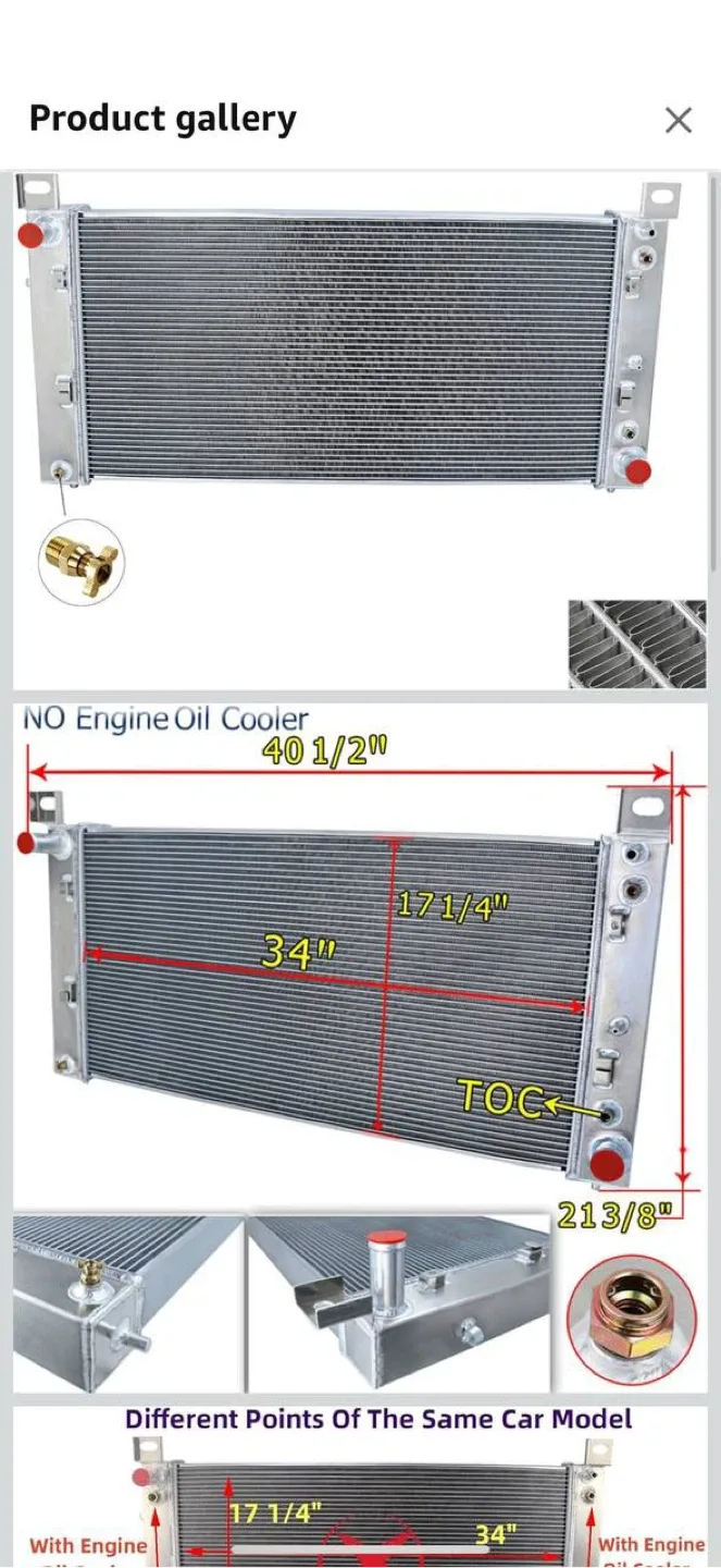 KUUHLERSAT CU2423 Aluminum Radiator w/ Dual 14″ Fans image indicator(6)