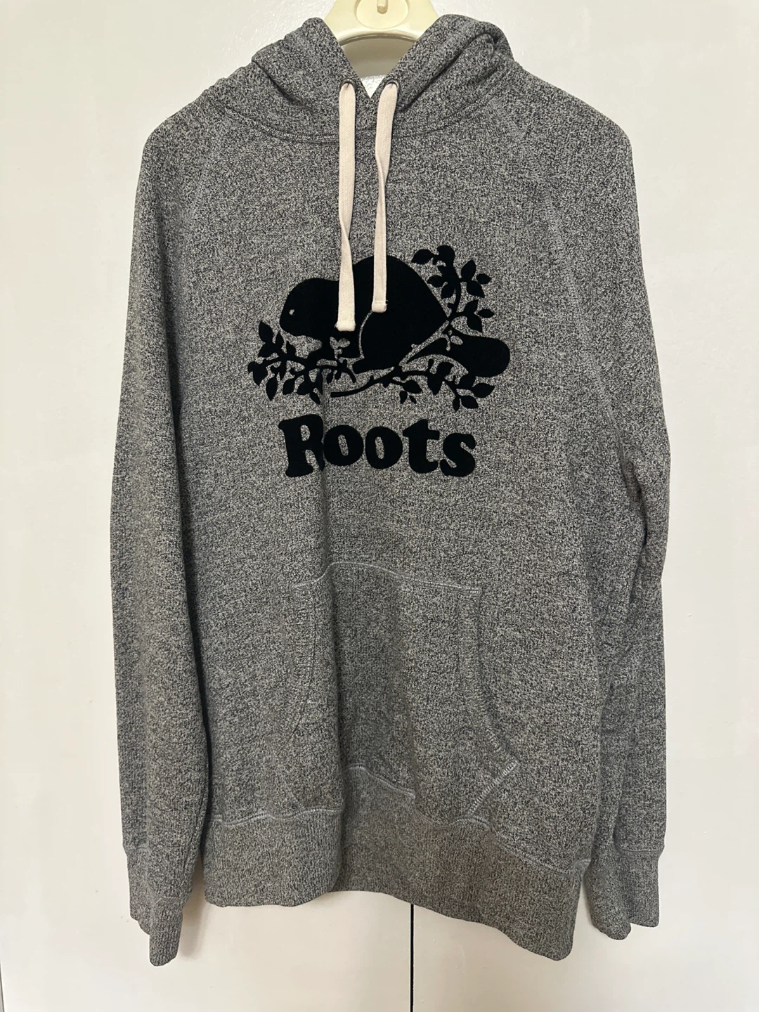 Roots Grey Pepper Fleece Hoodie - Size S - photo 2