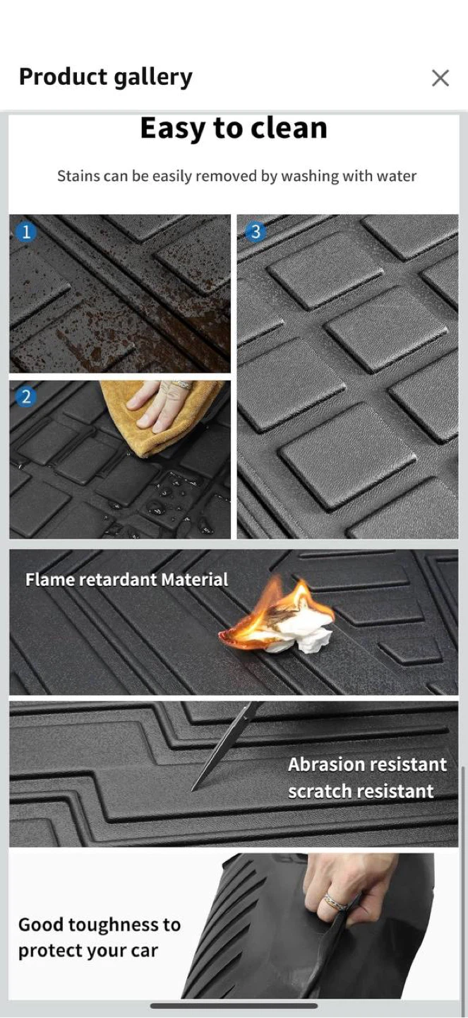 Youngli Custom Floor Mats for Jeep Wrangler JK (2007–2018, 4-D - photo 5