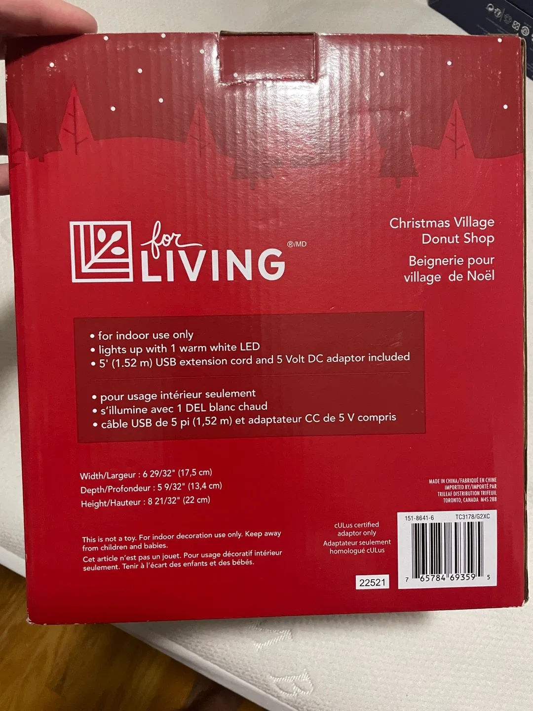 For Living Christmas Village Donut Shop image indicator(2)