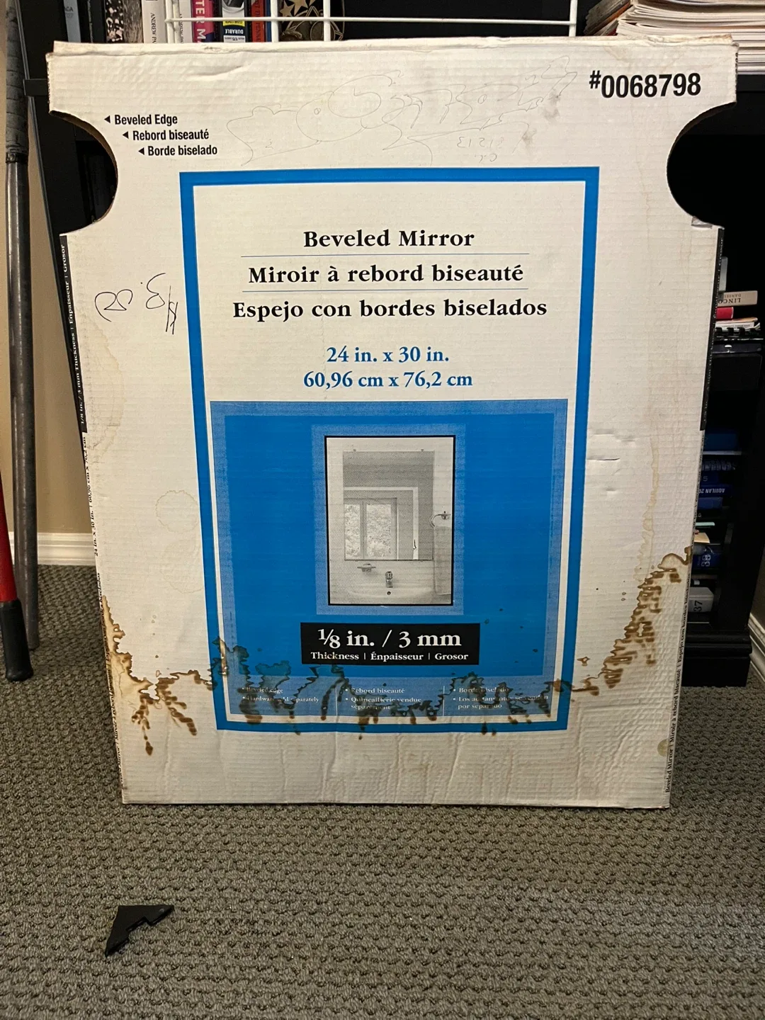 Beveled Mirror 24x30 in image indicator(2)