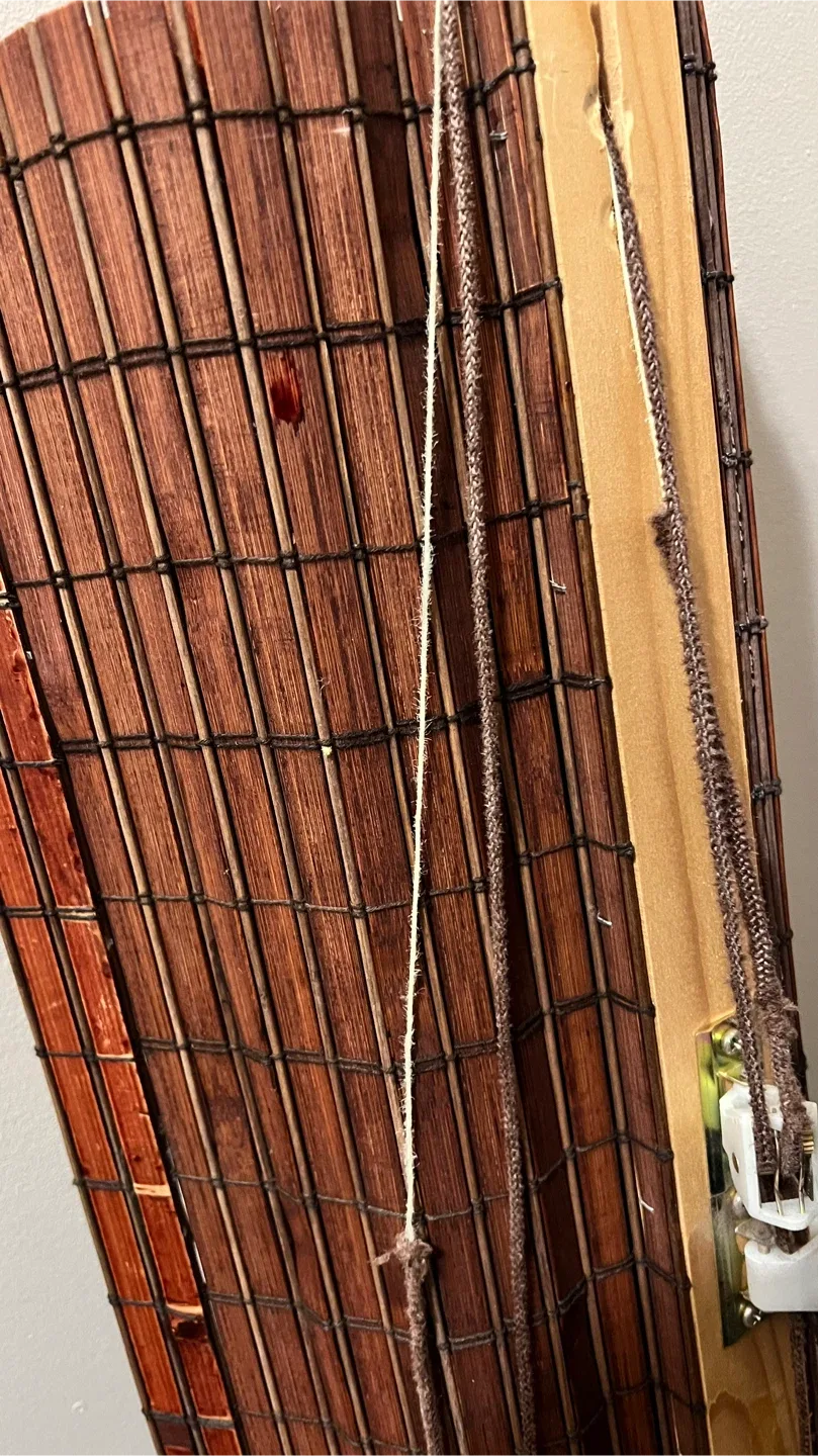 Bamboo Roman blind 48” image indicator(7)