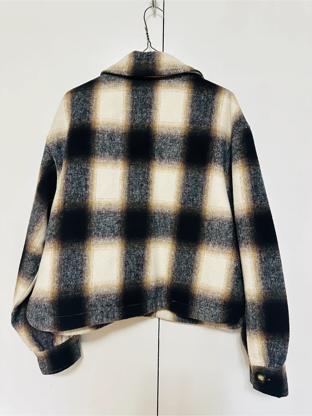 Garage Plaid Shacket - Size L - photo 3