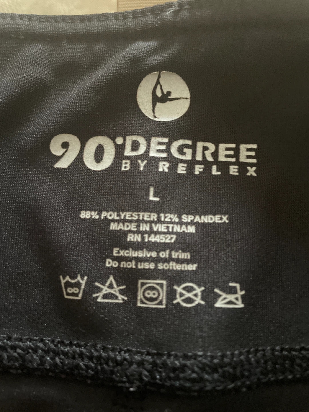 Like new Black Leggings - Size L - photo 3